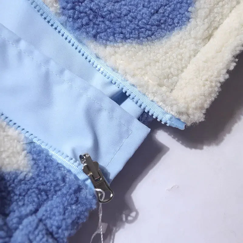 Cozy Reversible Heart Jacket